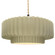 Large Tier Pleated 1-Light Pendant (254|CER-6555-VAN-MBLK-BEIG-TWST-LED1-700)