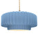 Large Tier Pleated 1-Light Pendant (254|CER-6555-SKBL-BRSS-BEIG-TWST-LED1-700)