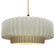 Large Tier Pleated 1-Light Pendant (254|CER-6555-MAT-MBLK-BEIG-TWST-LED1-700)