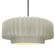Large Tier Pleated LED Pendant (254|CER-6555-CRK-NCKL-RIGID-LED1-700)