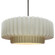 Large Tier Pleated 1-Light Pendant (254|CER-6555-MAT-NCKL-RIGID)