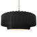 Large Tier Pleated 1-Light Pendant (254|CER-6555-CRB-BRSS-BEIG-TWST-LED1-700)