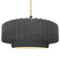 Large Tier Pleated 1-Light Pendant (254|CER-6555-GRY-MBLK-BEIG-TWST)