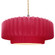 Large Tier Pleated 1-Light Pendant (254|CER-6555-CRSE-NCKL-BEIG-TWST)