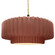 Large Tier Pleated 1-Light Pendant (254|CER-6555-CLAY-MBLK-BEIG-TWST)