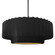 Large Tier Pleated 1-Light Pendant (254|CER-6555-CBGD-NCKL-RIGID)
