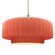 Large Tier Pleated 1-Light Pendant (254|CER-6555-BSH-NCKL-BEIG-TWST)