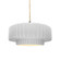 Medium Tier Pleated 1-Light Pendant (254|CER-6553-WTWT-NCKL-BEIG-TWST-LED1-700)
