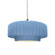Medium Tier Pleated 1-Light Pendant (254|CER-6553-SKBL-MBLK-BEIG-TWST-LED1-700)