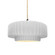 Medium Tier Pleated 1-Light Pendant (254|CER-6553-WHT-MBLK-BEIG-TWST)
