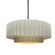 Medium Tier Pleated 1-Light Pendant (254|CER-6553-MTGD-NCKL-RIGID-LED1-700)