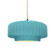 Medium Tier Pleated 1-Light Pendant (254|CER-6553-RFPL-MBLK-BEIG-TWST)