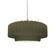 Medium Tier Pleated 1-Light Pendant (254|CER-6553-MGRN-NCKL-BEIG-TWST)