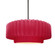 Medium Tier Pleated 1-Light Pendant (254|CER-6553-CRSE-NCKL-RIGID-LED1-700)