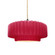 Medium Tier Pleated 1-Light Pendant (254|CER-6553-CRSE-MBLK-BEIG-TWST-LED1-700)