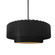 Medium Tier Pleated 1-Light Pendant (254|CER-6553-CBGD-NCKL-RIGID-LED1-700)