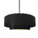 Medium Tier Pleated 1-Light Pendant (254|CER-6553-CRB-NCKL-RIGID)
