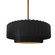 Medium Tier Pleated 1-Light Pendant (254|CER-6553-CBGD-BRSS-RIGID-LED1-700)