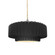 Medium Tier Pleated 1-Light Pendant (254|CER-6553-BKMT-NCKL-BEIG-TWST-LED1-700)