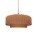 Medium Tier Pleated 1-Light Pendant (254|CER-6553-ADOB-NCKL-BEIG-TWST-LED1-700)