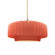 Medium Tier Pleated 1-Light Pendant (254|CER-6553-BSH-BRSS-BEIG-TWST)