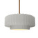 Medium Tier Pleated 1-Light Pendant (254|CER-6553-BIS-BRSS-RIGID)
