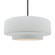 Large Tier 1-Light Pendant (254|CER-6545-WHT-NCKL-RIGID)