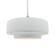 Large Tier 1-Light Pendant (254|CER-6545-WHT-NCKL-BEIG-TWST)