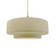 Large Tier 1-Light Pendant (254|CER-6545-VAN-BRSS-BEIG-TWST)