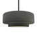Large Tier 1-Light Pendant (254|CER-6545-PWGN-MBLK-RIGID-LED1-700)