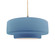 Large Tier 1-Light Pendant (254|CER-6545-SKBL-NCKL-BEIG-TWST)
