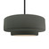 Large Tier 1-Light Pendant (254|CER-6545-PWGN-MBLK-RIGID)