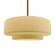 Large Tier 1-Light Pendant (254|CER-6545-MYLW-BRSS-RIGID-LED1-700)