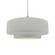 Large Tier 1-Light Pendant (254|CER-6545-MTGD-BRSS-BEIG-TWST-LED1-700)
