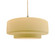 Large Tier 1-Light Pendant (254|CER-6545-MYLW-BRSS-BEIG-TWST)