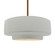Large Tier 1-Light Pendant (254|CER-6545-MTGD-BRSS-RIGID)