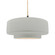 Large Tier 1-Light Pendant (254|CER-6545-MAT-MBLK-BEIG-TWST-LED1-700)