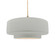 Large Tier 1-Light Pendant (254|CER-6545-MAT-BRSS-BEIG-TWST-LED1-700)