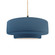 Large Tier 1-Light Pendant (254|CER-6545-MDMT-MBLK-BEIG-TWST)