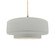 Large Tier 1-Light Pendant (254|CER-6545-MAT-NCKL-BEIG-TWST)