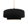 Large Tier 1-Light Pendant (254|CER-6545-CRB-MBLK-BEIG-TWST-LED1-700)