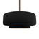 Large Tier 1-Light Pendant (254|CER-6545-CRB-BRSS-RIGID-LED1-700)