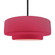 Large Tier 1-Light Pendant (254|CER-6545-CRSE-MBLK-RIGID)