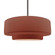 Large Tier 1-Light Pendant (254|CER-6545-CLAY-NCKL-RIGID-LED1-700)
