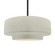 Large Tier 1-Light Pendant (254|CER-6545-CRK-MBLK-RIGID)