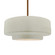 Large Tier 1-Light Pendant (254|CER-6545-CRK-BRSS-RIGID)