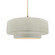 Large Tier 1-Light Pendant (254|CER-6545-CRK-BRSS-BEIG-TWST)