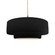 Large Tier 1-Light Pendant (254|CER-6545-CRB-NCKL-BEIG-TWST)