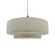 Large Tier LED Pendant (254|CER-6545-CKC-MBLK-BEIG-TWST-LED1-700)