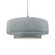 Large Tier 1-Light Pendant (254|CER-6545-CONC-BRSS-BEIG-TWST)